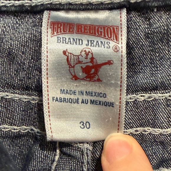 True Religion Low Rise Y2K Dark Wash Skinny Jeans - Picture 2 of 14
